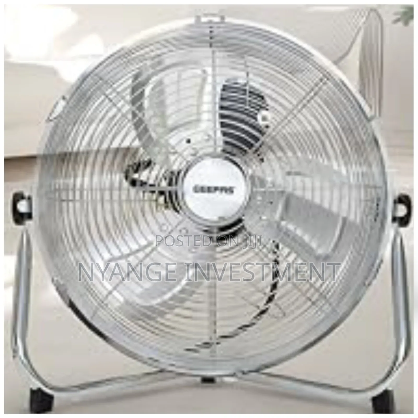 Geepas GF21196 18-Inch Industrial Metal Floor Fan.