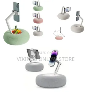 360° Highly Adjustable Kindle Holder With Snack Bowl, Pillow Stand