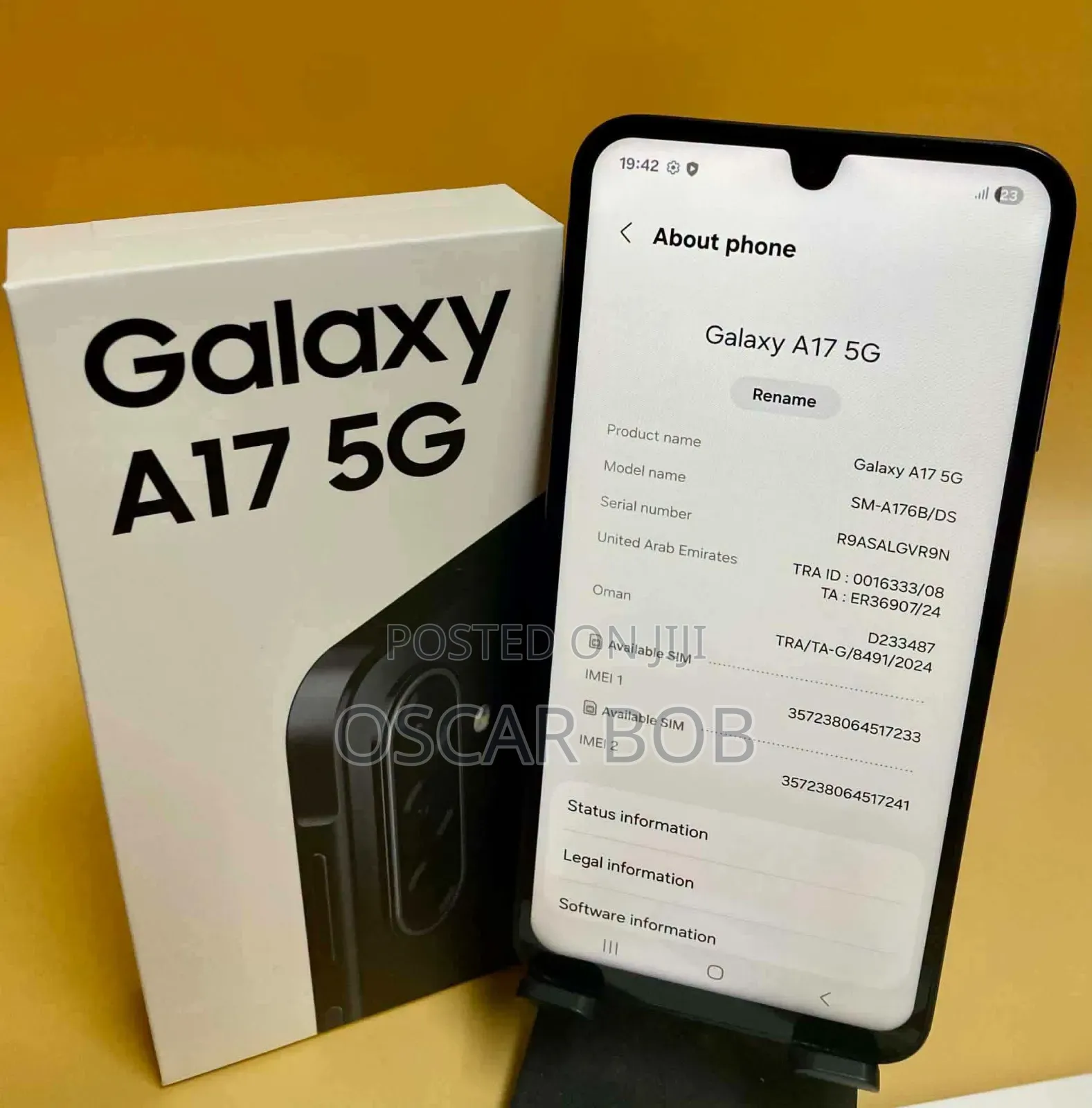 New Samsung Galaxy A17 5G 256 GB Black