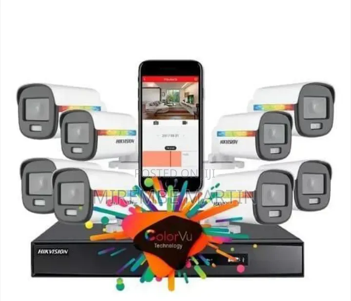 Hikvision High Resolution 2MP 8 Channel Lite ColorVu 24/7 Colorful