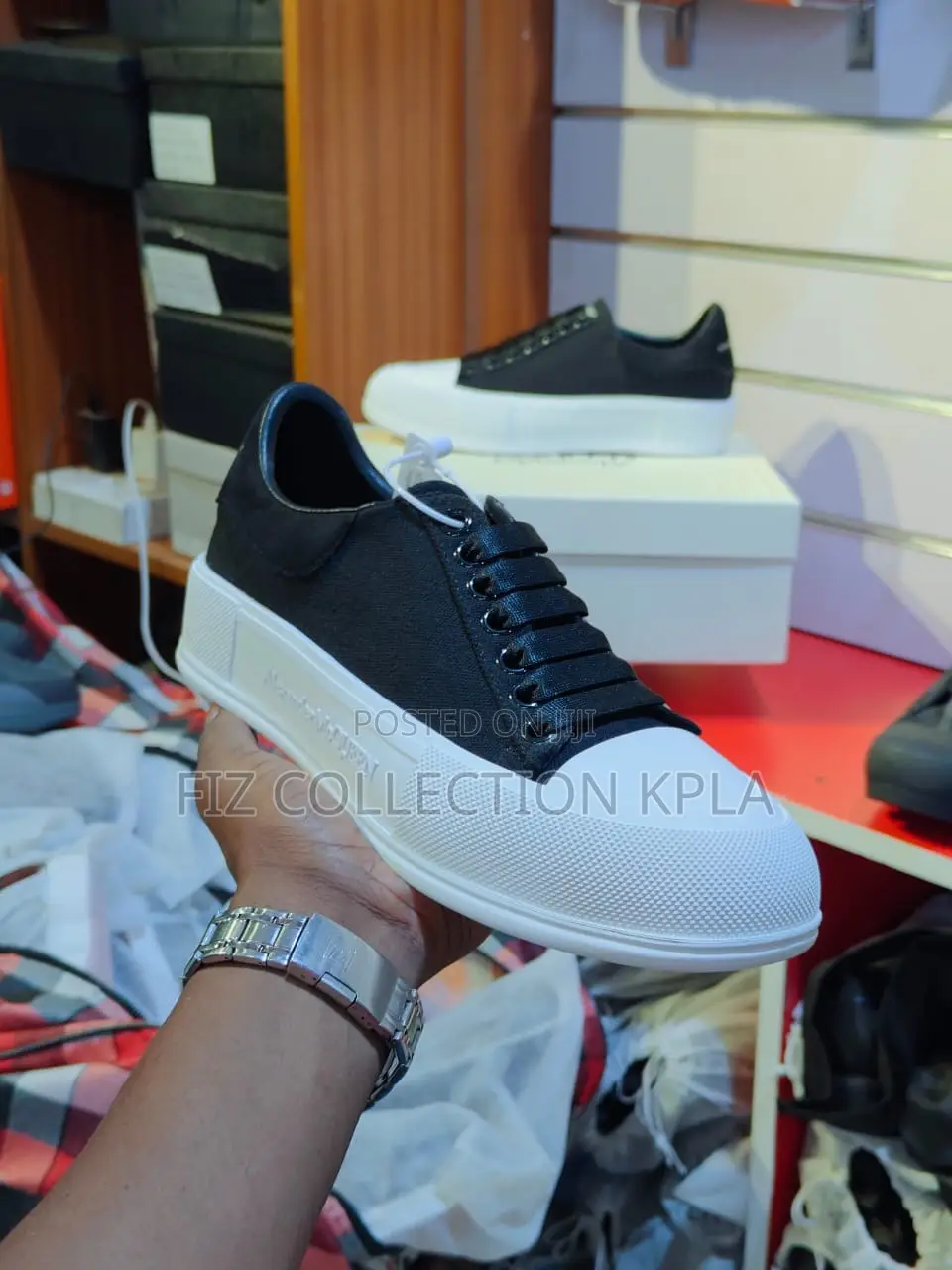 Alexander McQueen Premium Canvas Fashion Shoes
