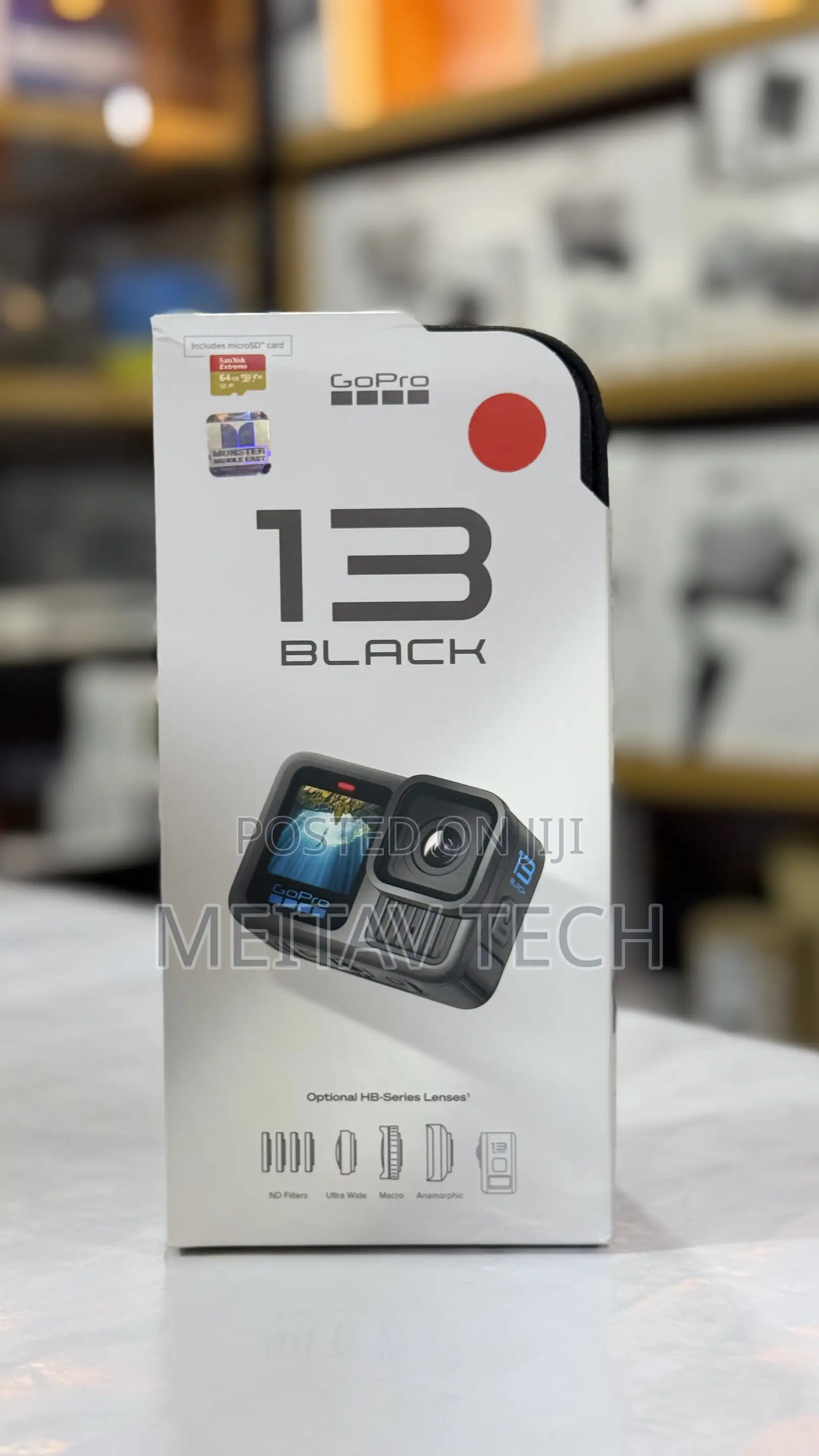 Gopro Hero 13 Black Action Camera With Hb Series Lenses