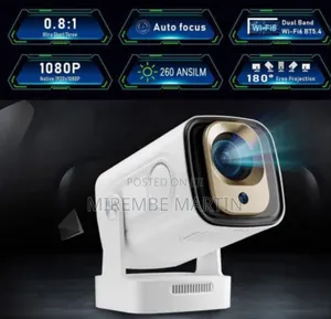 Yesido TV16 Auto Keystone and Auto Focus Mini Projector With Native
