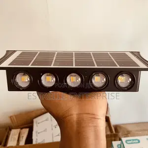 30W Solar LED Wall Lamp With Motion Sensor Wide Lighting Area