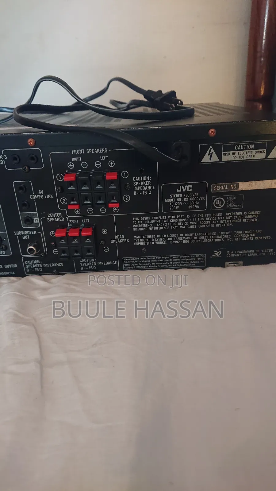 JVC Reciever /Amplifier,