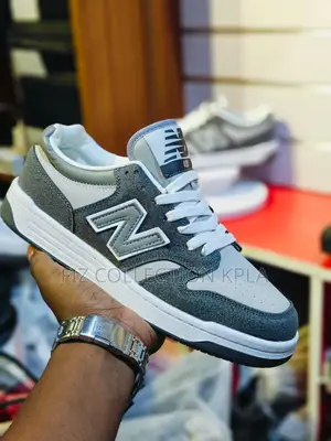 Original New Balance 480 Grey White Sneakers