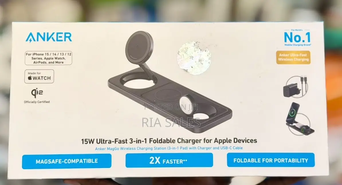 Anker Foldable 3in1 Magsafe Wireless Charging Station
