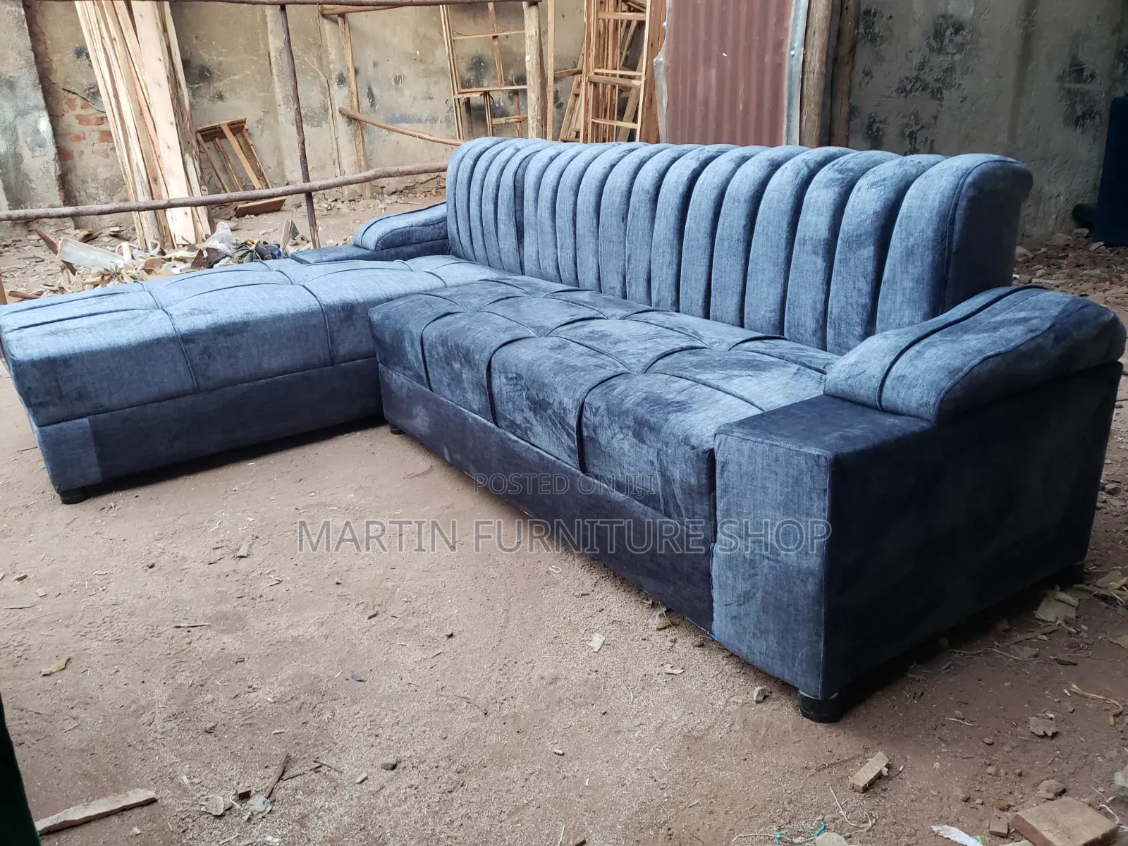 6 Seater Grey Sofa Set Dark Grey in Color Ready for Sale at Low Price