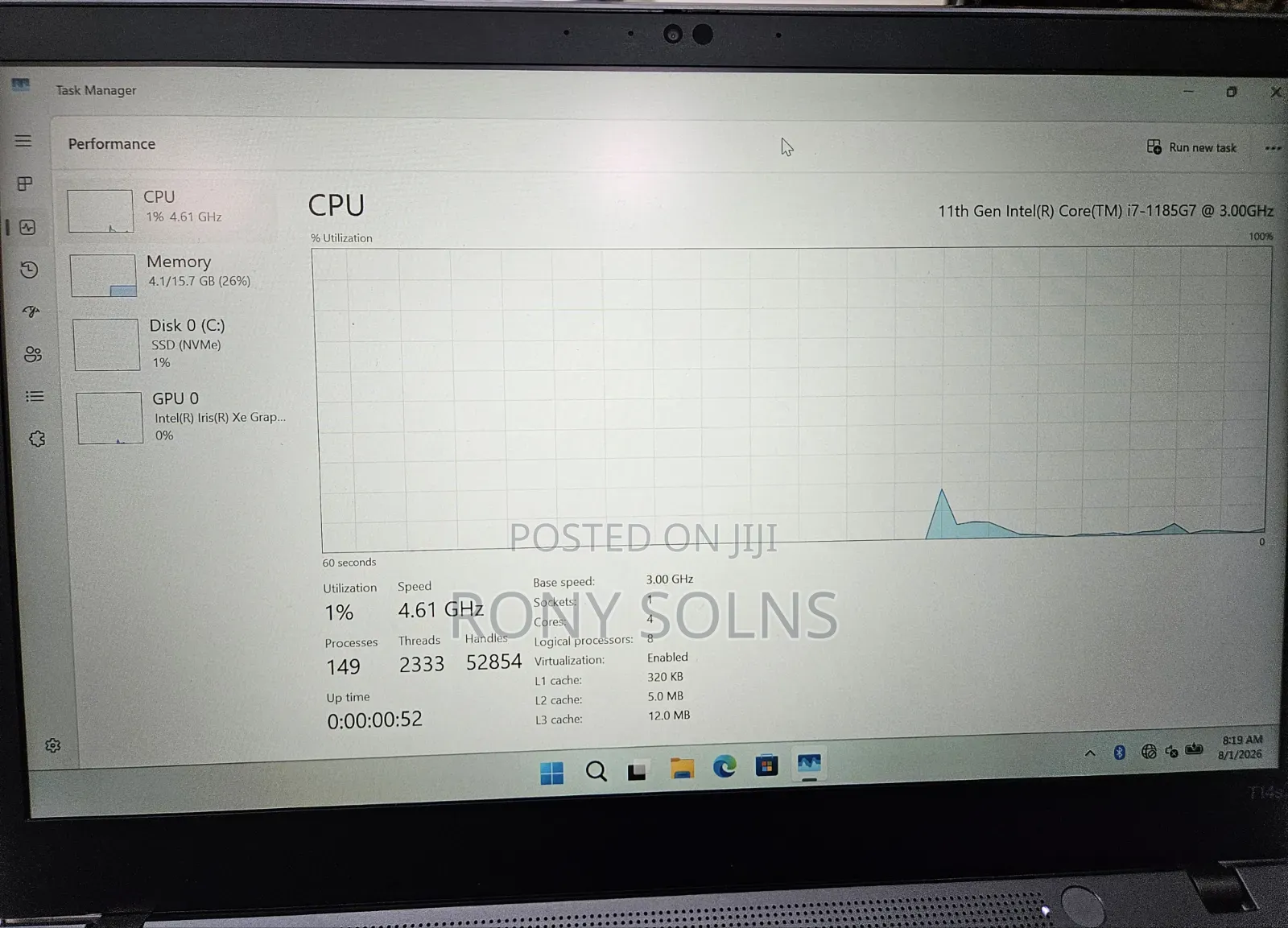 Laptop Lenovo ThinkPad T14s Gen 2 16GB Intel Core i7 SSD 512GB