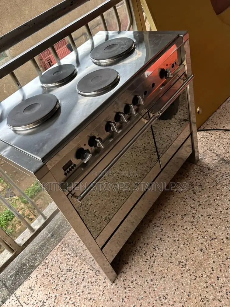 Stainless Steel Electric Cooker With an Oven