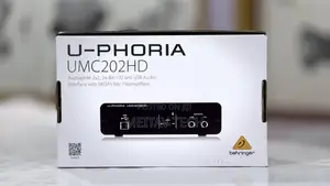 Behringer U-Phoria UMC202HD Audio Interface.