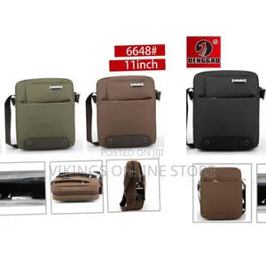 DENGGAO 1 Piece of 11 Inch Small Canvas Messenger Bag for Men Medium