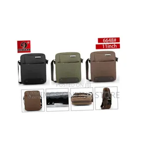 DENGGAO 1 Piece of 11 Inch Small Canvas Messenger Bag for Men Medium