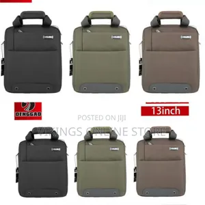 DENGGAO 1 Piece of 14.5 Inch Small Canvas Messenger Bag for Men