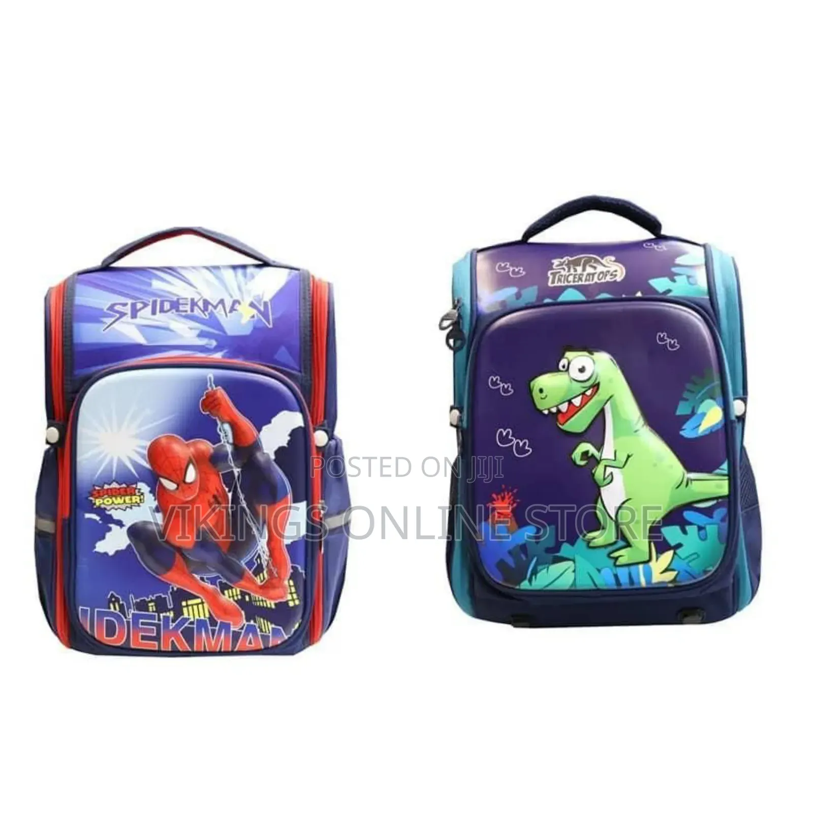2 in 1 Cartoon Student Bag for Kids Orthopaedic Lightweight Picnic