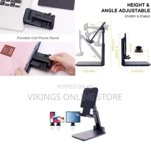 Phone Stand for Desk, Foldable Portable Cell Phone Holder Stand
