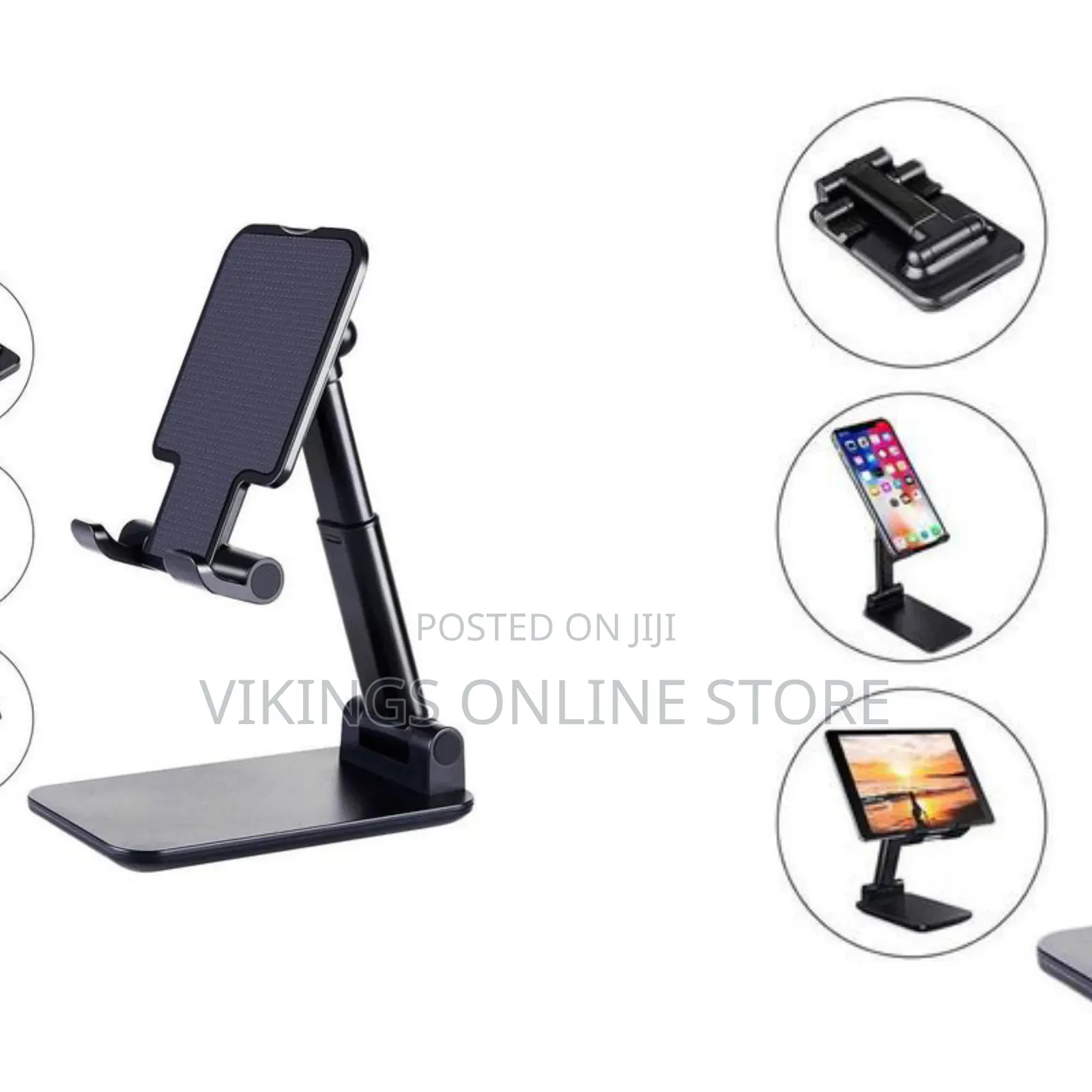 Phone Stand for Desk, Foldable Portable Cell Phone Holder Stand