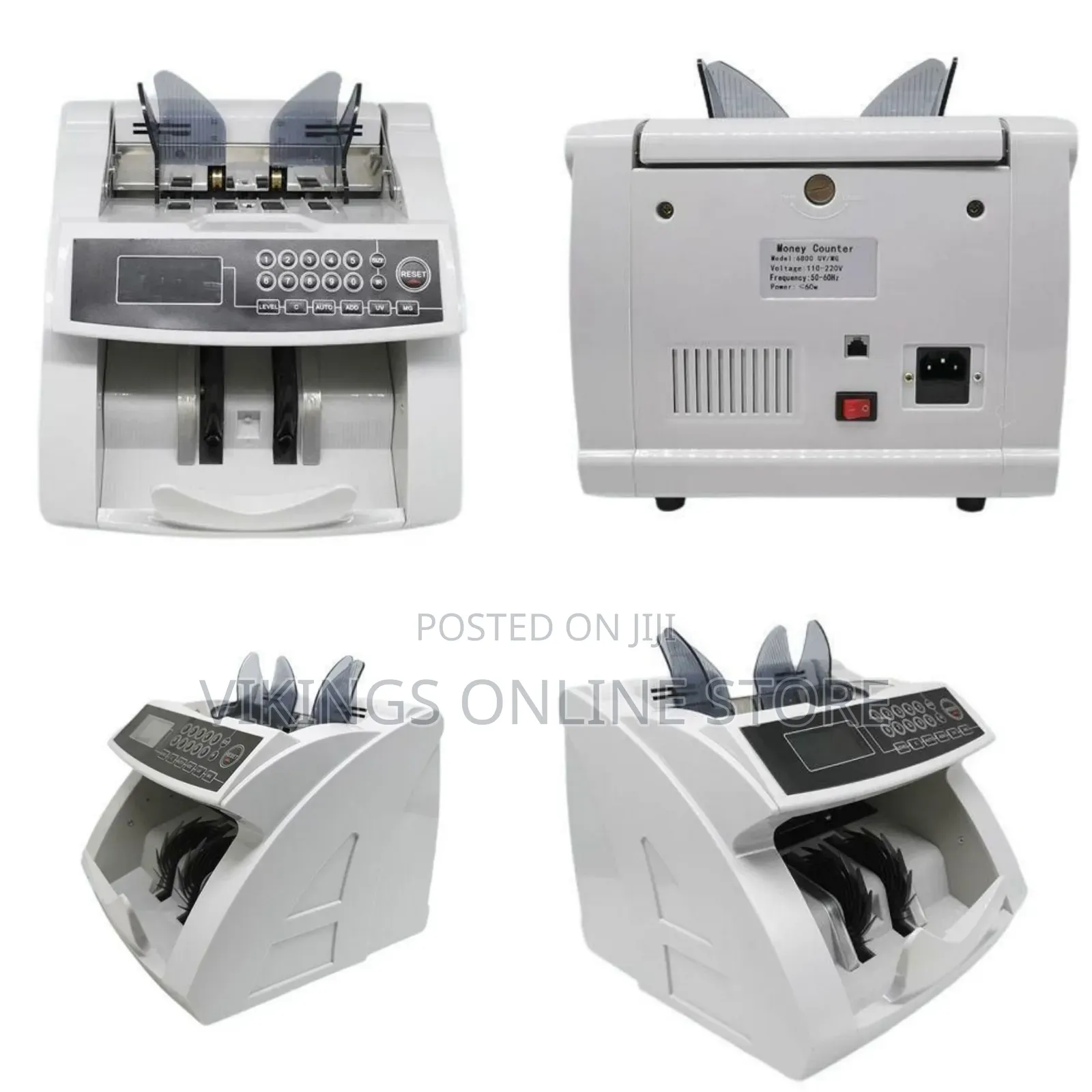 Vertical Money Counting Machine UV Money Detector High Speed Cash