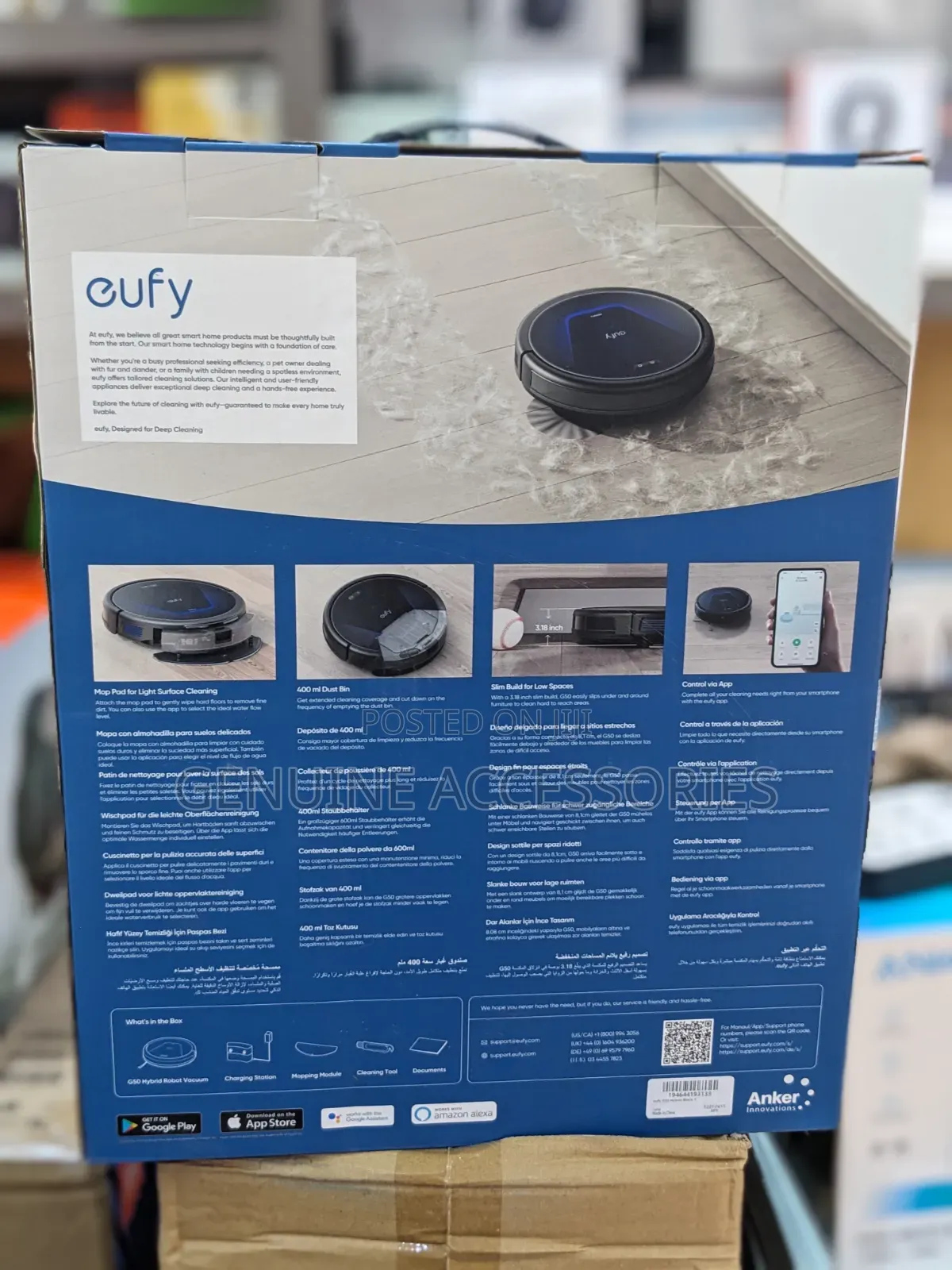 Eufy G50 Hybrid Robot Vacuum Cleaner