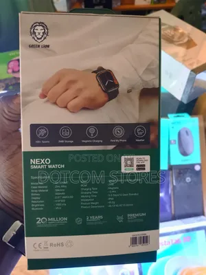 Green Lion Nexo Smart Watch - Black