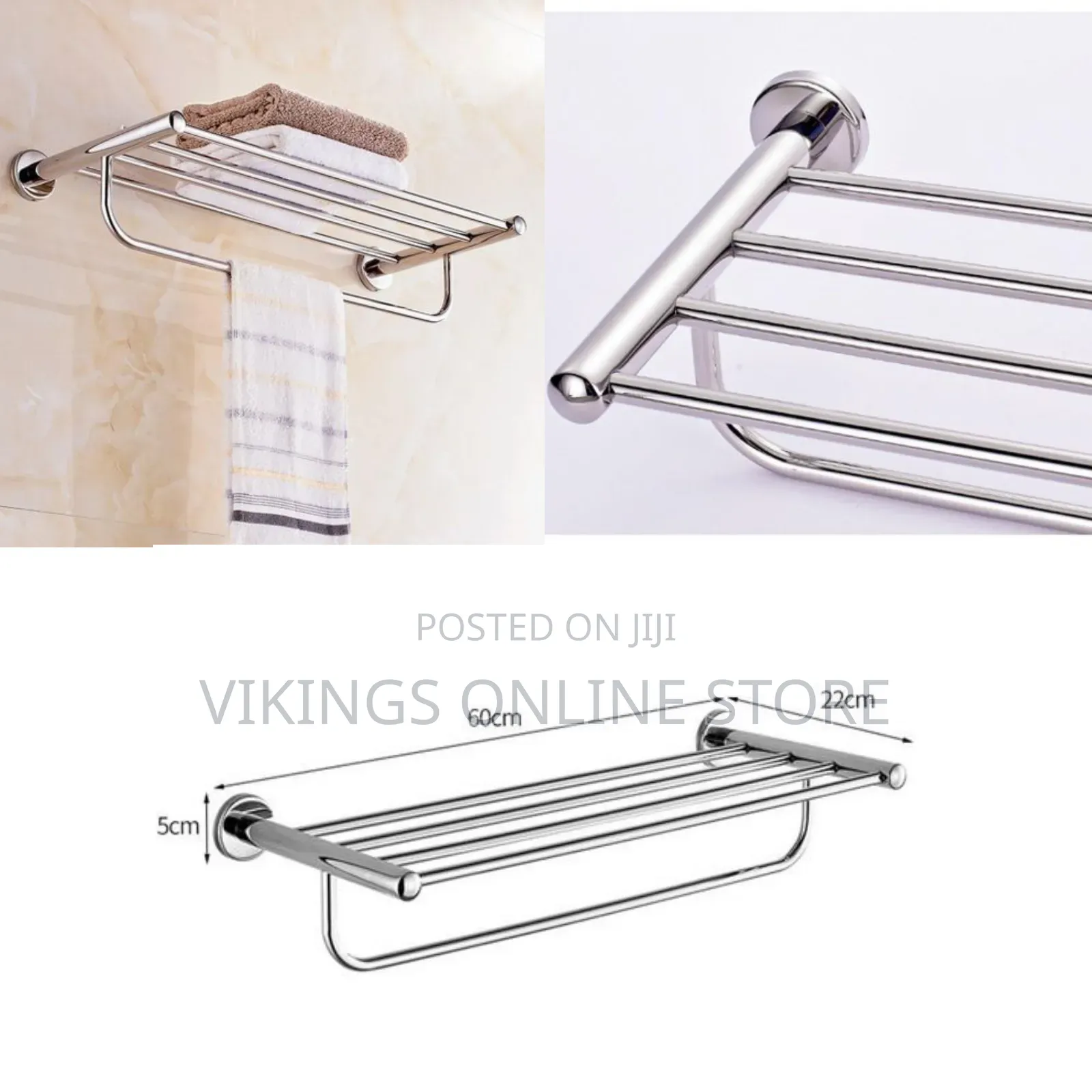 Rails Bathroom Towel Holder Stainless Steel Towel Rack