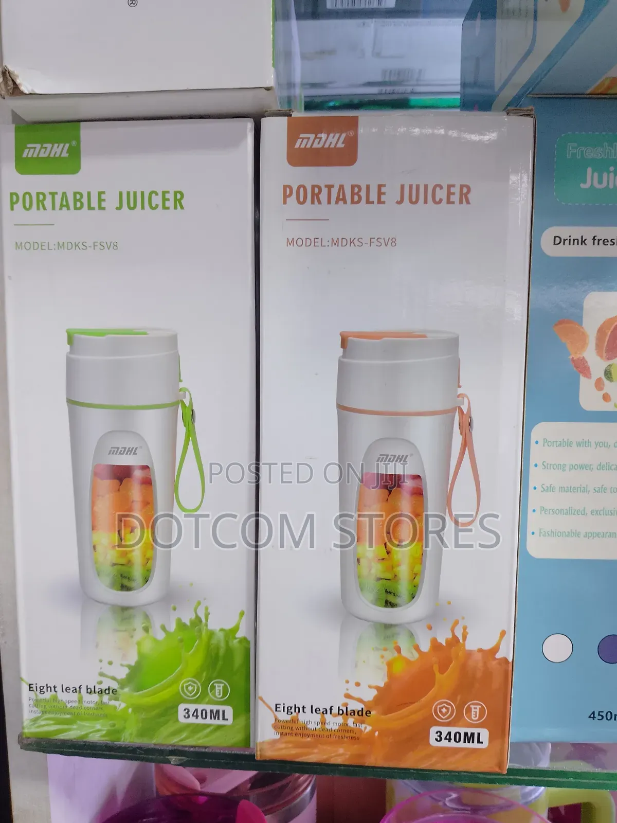 MHDL Portable Juice Blender Bottle
