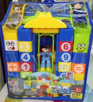 Kids Police Puzzle Building Blocks Series
