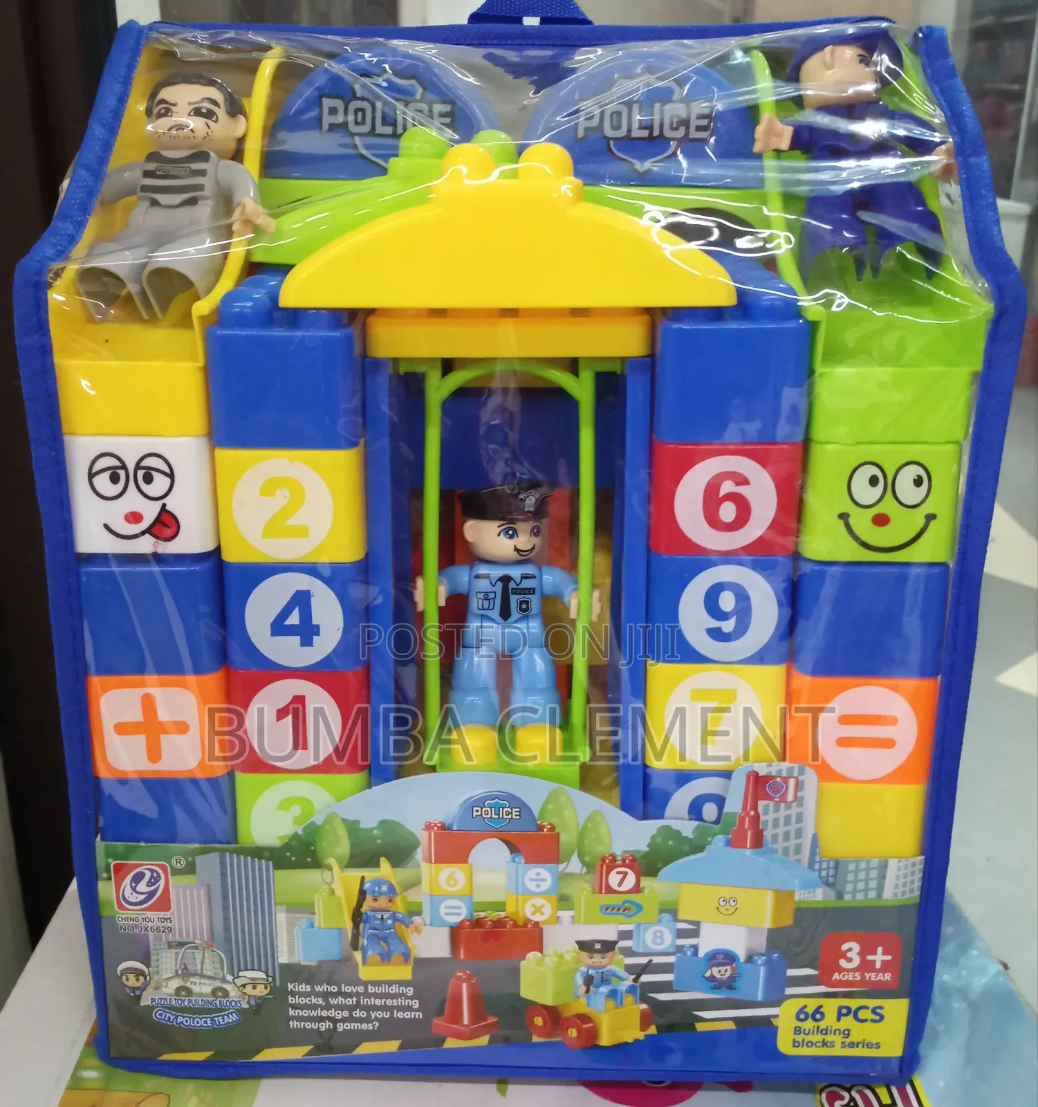Kids Police Puzzle Building Blocks Series