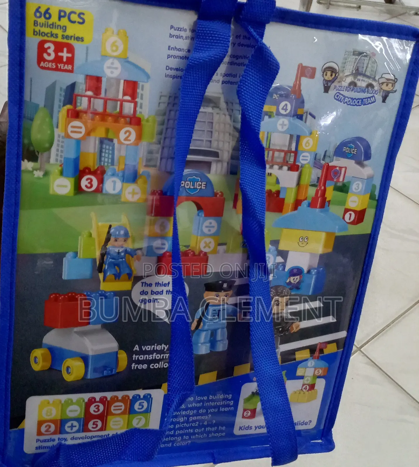 Kids Police Puzzle Building Blocks Series