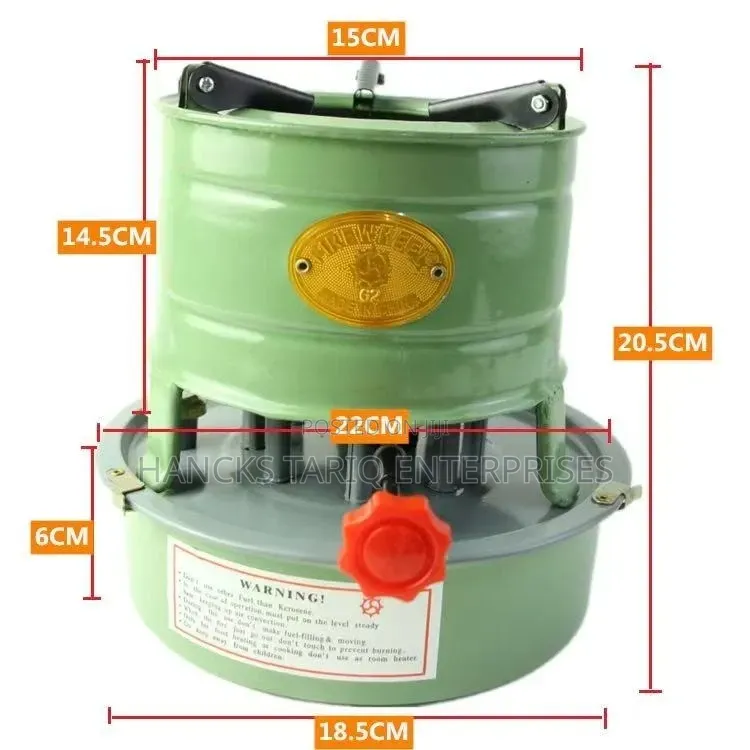 Portable Kerosene Wick Stove.