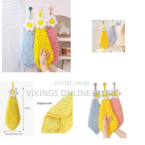 3 Pack Chenille Soft Kitchen Hand Towels,Kitchen Hand Towels