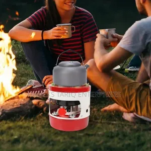 Portable Round Kerosene Wick Stove.