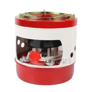 Portable Round Kerosene Wick Stove.