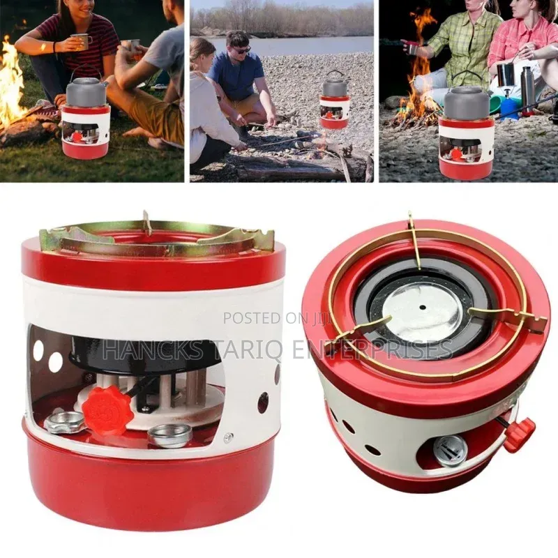 Portable Round Kerosene Wick Stove.