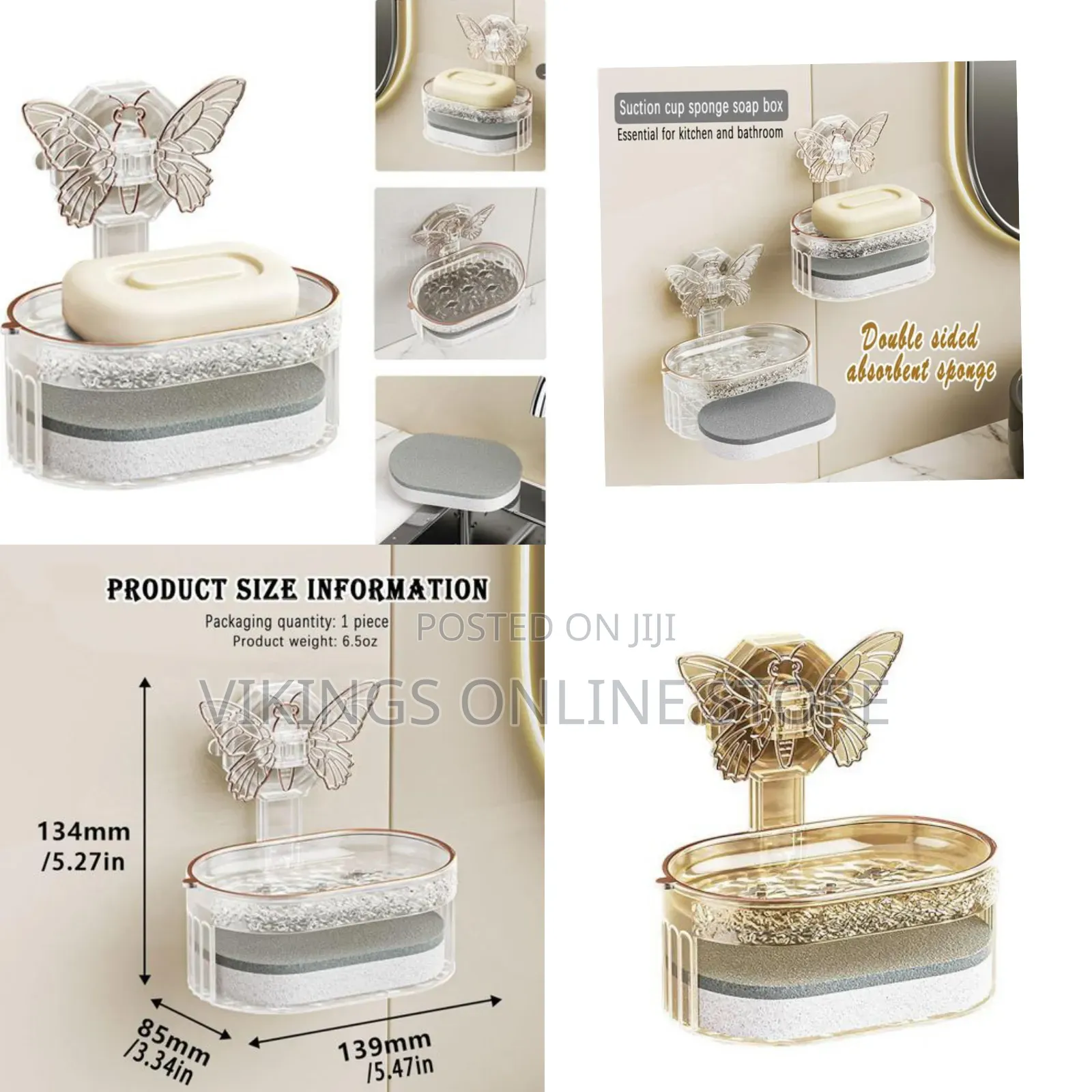 Soap Dish Box With Drain Holder Wall Shower Box Dish