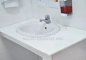 White Marble With a Sink