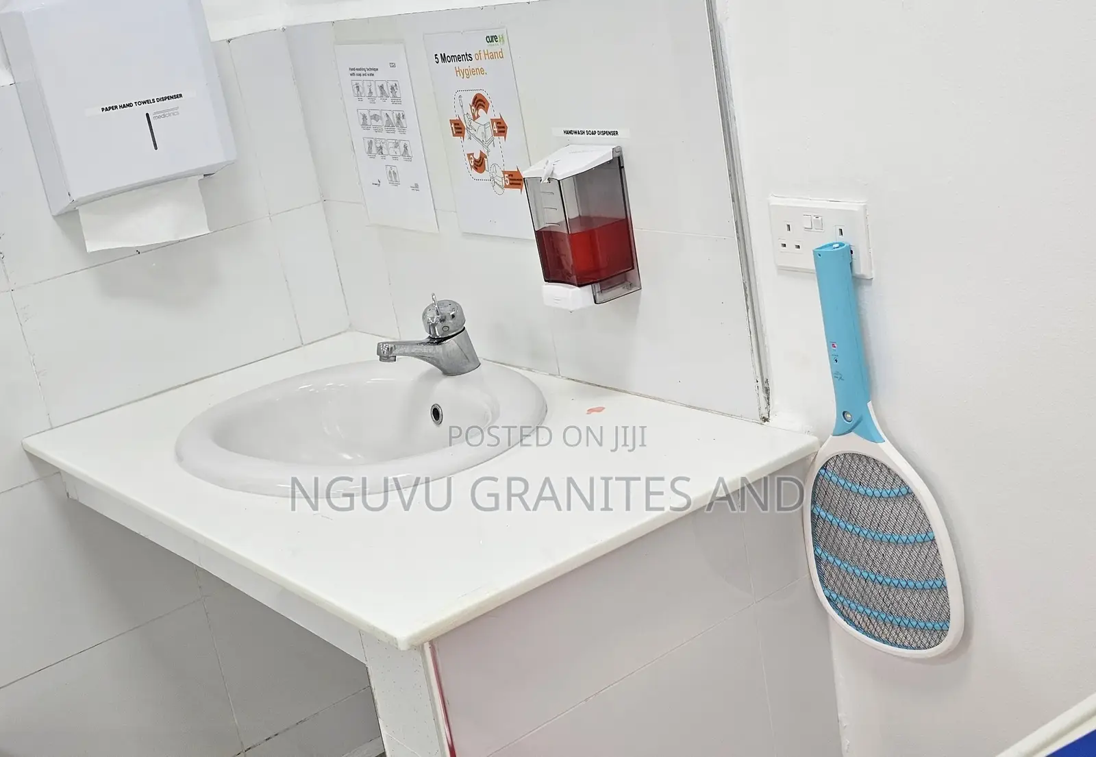 White Marble With a Sink