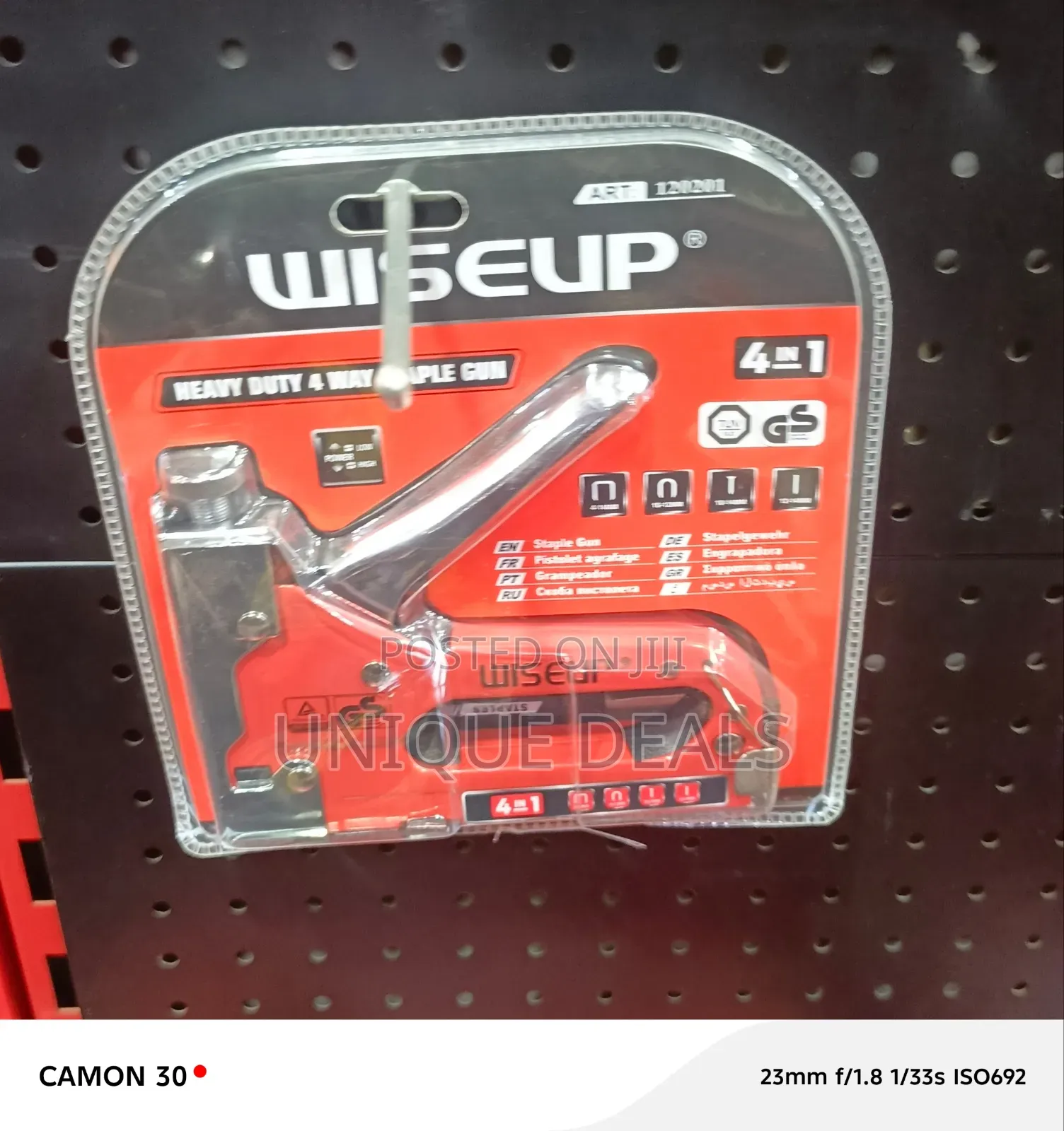Wiseup 4-in-1 Heavy-Duty Manual Staple