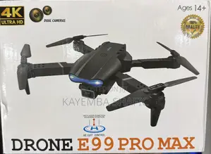 E99 Pro Max Foldable Drone - Dual HD Cameras (Brand New)