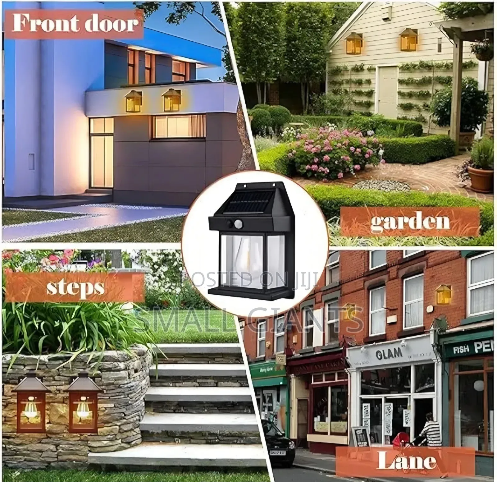 Motion Sensor Solar Wall Lights