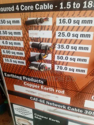 4mm 4core Armoured Underground Cable for Electrical Wiring