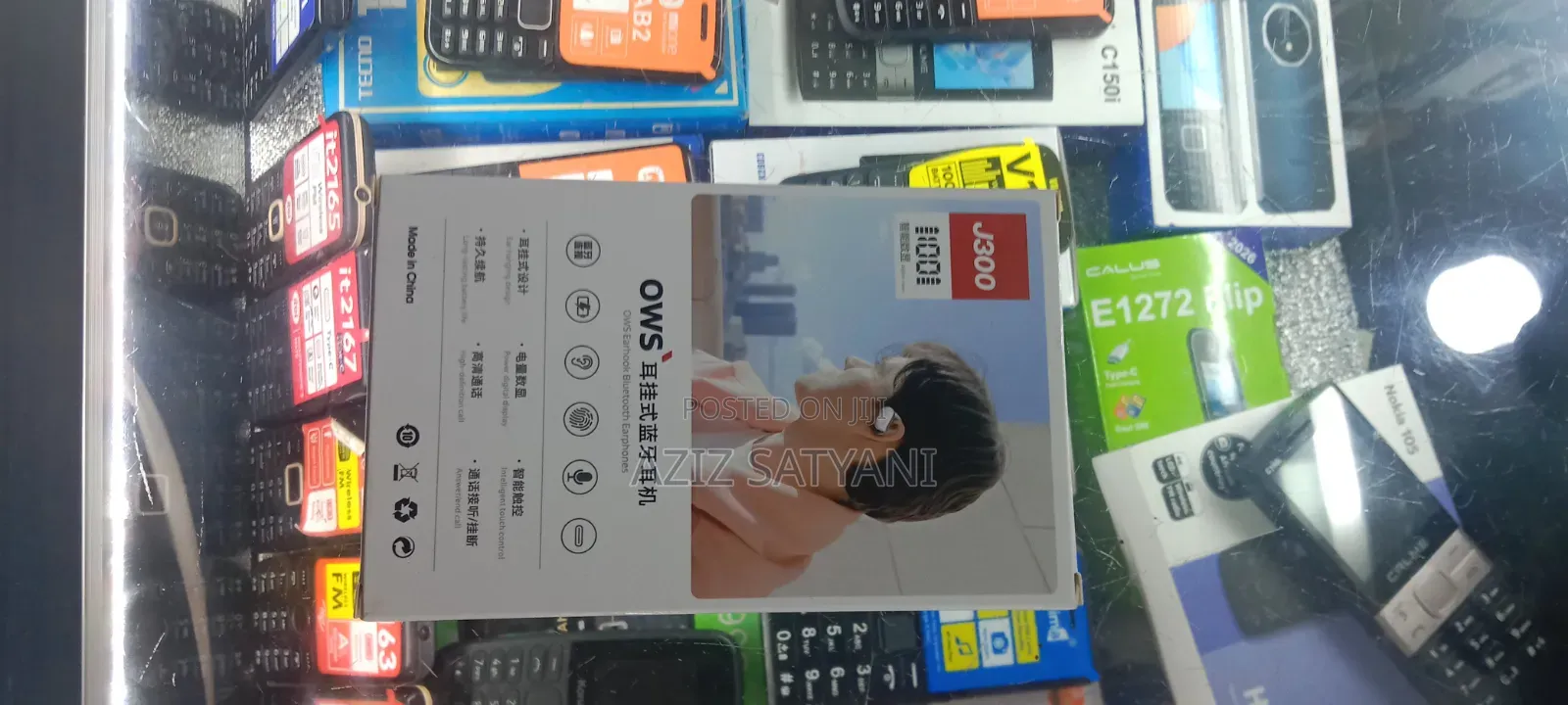J300 Wireless Earhook Earbuds Sports OWS Earbuds Bone Conduction