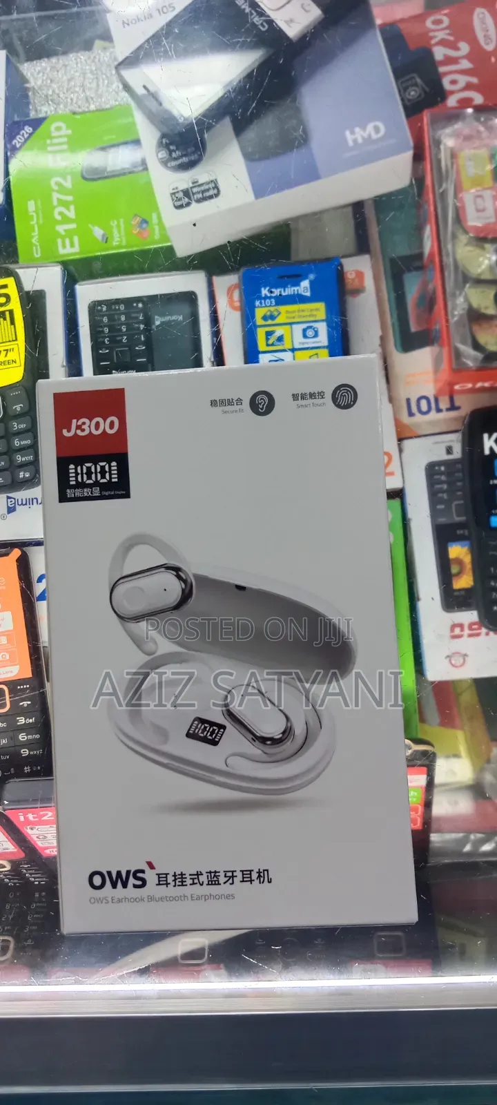 J300 Wireless Earhook Earbuds Sports OWS Earbuds Bone Conduction