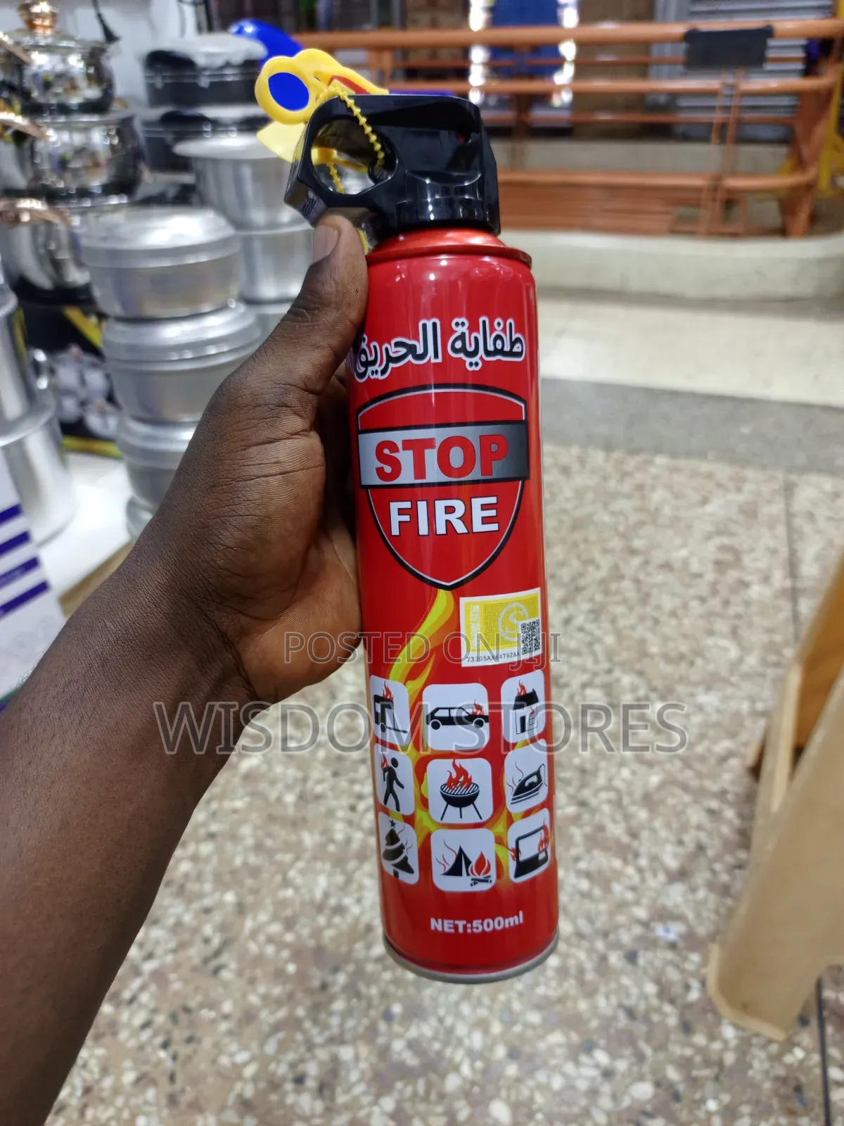Stop Fire Portable Fire Extinguisher Spray (500ml)