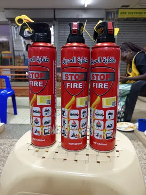500ml "Stop Fire" Brand Aerosol Fire Extinguishers