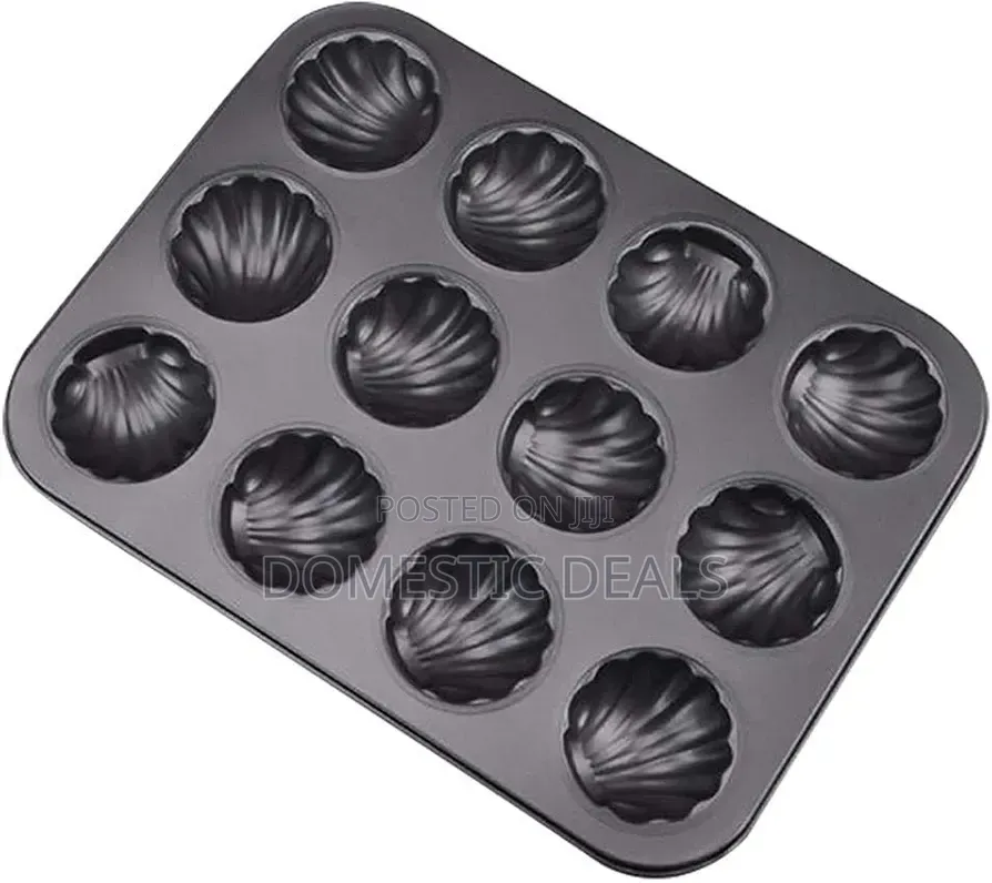 Cookie Mould Carbon Steel Shell Baking Mould With 12-Cavity