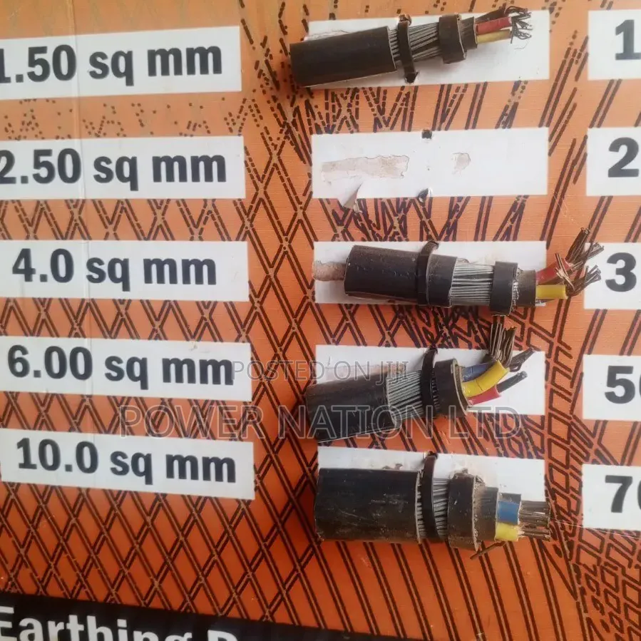 4mm Total 4core Pure Copper Armored Underground Cable