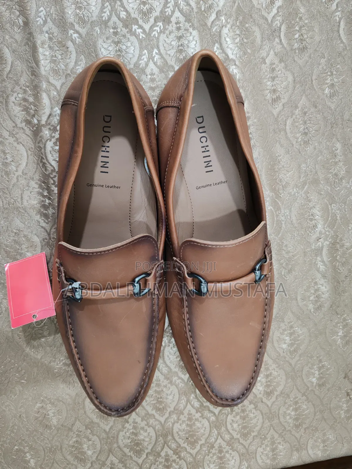Classic Brown Leather Shoe, Original, Made in India, 46 Size
