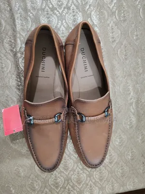 Classic Brown Leather Shoe, Original, Made in India, 46 Size