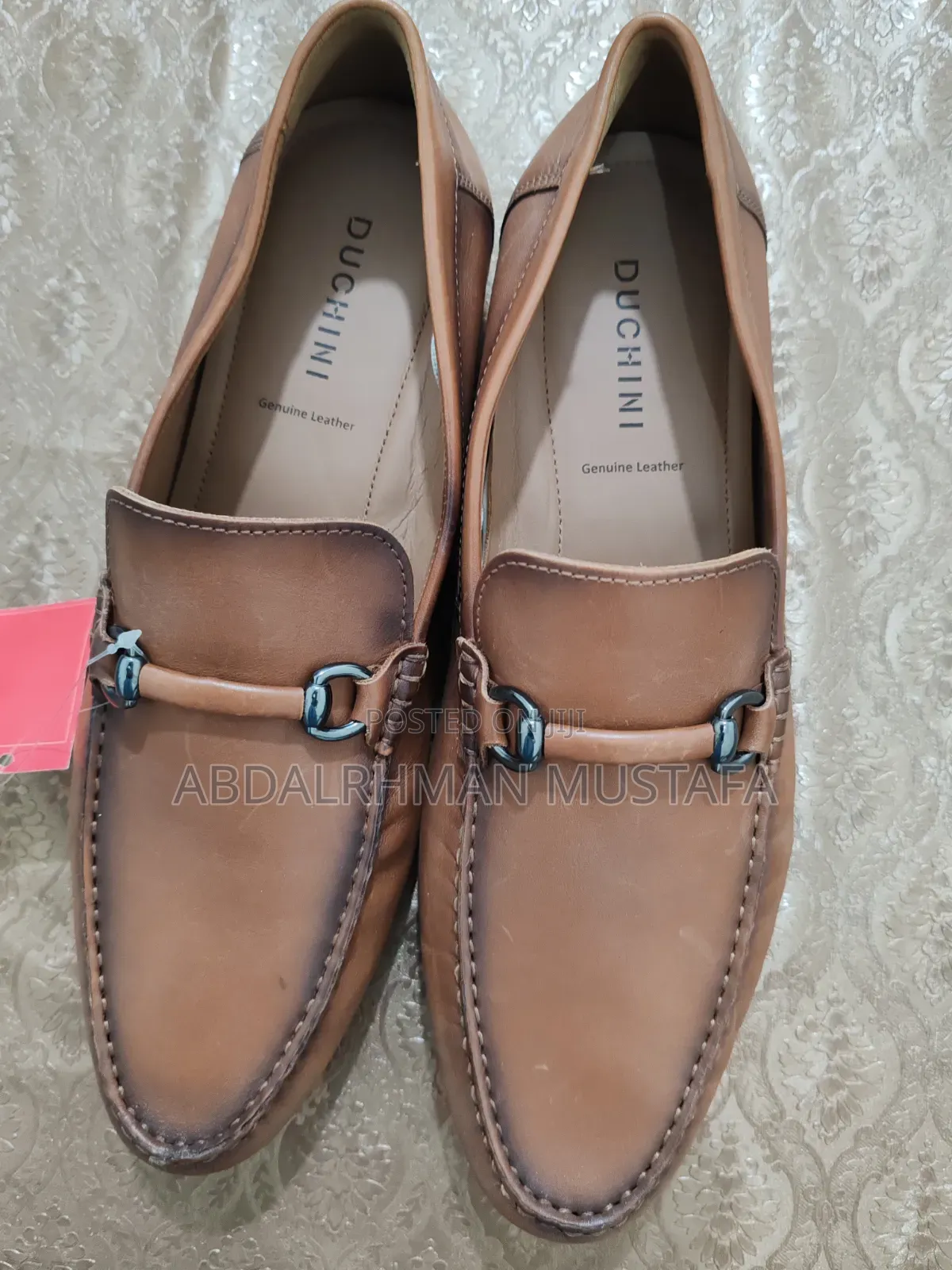 Classic Brown Leather Shoe, Original, Made in India, 46 Size